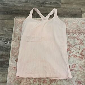 Lululemon light pink tank top